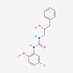 1-(5-Chloro-2-methoxyphenyl)-3-(2-hydroxy-3-phenylpropyl)urea
