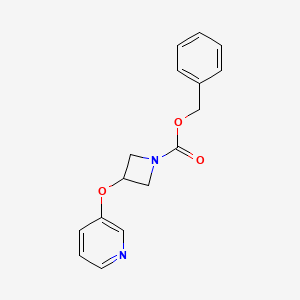 molecular formula C16H16N2O3 B2621950 Benzyl 3-(pyridin-3-yloxy)azetidine-1-carboxylate CAS No. 1904173-44-9