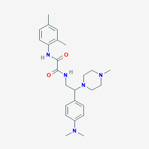N1-(2-(4-(dimethylamino)phenyl)-2-(4-methylpiperazin-1-yl)ethyl)-N2-(2,4-dimethylphenyl)oxalamide
