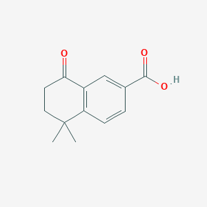 5,5-Dimethyl-8-oxo-5,6,7,8-tetrahydronaphthalene-2-carboxylic acid