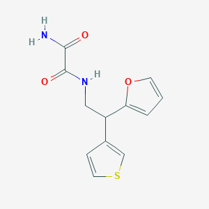 molecular formula C12H12N2O3S B2621987 N1-(2-(furan-2-yl)-2-(thiophen-3-yl)ethyl)oxalamide CAS No. 2319836-12-7