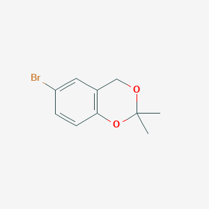 molecular formula C10H11BrO2 B2621989 6-Bromo-2,2-dimethyl-4H-benzo[d][1,3]dioxine CAS No. 52113-69-6