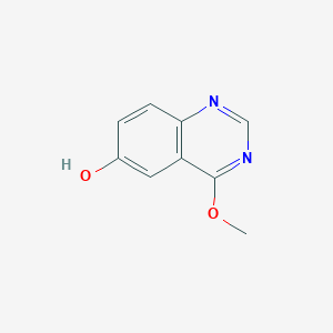molecular formula C9H8N2O2 B2622011 6-Hydroxy-4-methoxyquinazoline CAS No. 182880-24-6