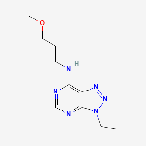 3-ethyl-N-(3-methoxypropyl)-3H-[1,2,3]triazolo[4,5-d]pyrimidin-7-amine