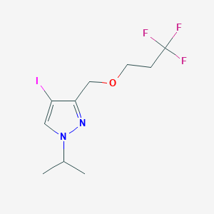 4-iodo-1-isopropyl-3-[(3,3,3-trifluoropropoxy)methyl]-1H-pyrazole