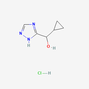 Cyclopropyl(4H-1,2,4-triazol-3-yl)methanol hydrochloride