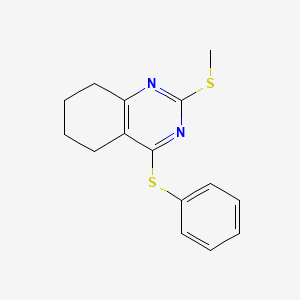 2-(Methylsulfanyl)-4-(phenylsulfanyl)-5,6,7,8-tetrahydroquinazoline