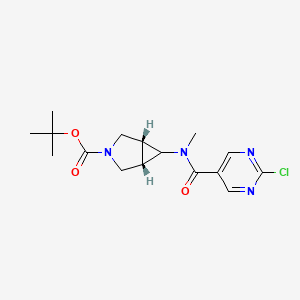 Tert-butyl (1S,5R)-6-[(2-chloropyrimidine-5-carbonyl)-methylamino]-3-azabicyclo[3.1.0]hexane-3-carboxylate