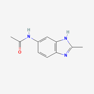 N-(2-methyl-3H-benzimidazol-5-yl)acetamide