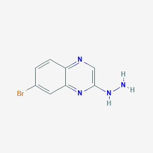 7-Bromo-2-hydrazinoquinoxaline