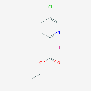 Ethyl 2-(5-chloropyridin-2-YL)-2,2-difluoroacetate