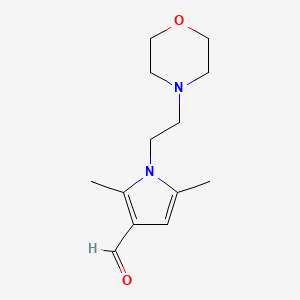 2,5-Dimethyl-1-(2-morpholin-4-yl-ethyl)-1H-pyrrole-3-carbaldehyde