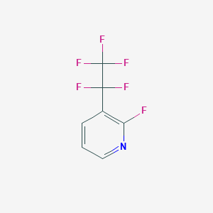 2-Fluoro-3-pentafluoroethylpyridine