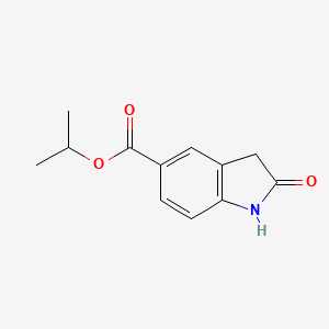 molecular formula C12H13NO3 B2622136 Isopropyl 2-oxoindoline-5-carboxylate CAS No. 1368040-13-4