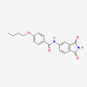 4-butoxy-N-(1,3-dioxoisoindol-5-yl)benzamide