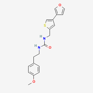 1-[[4-(Furan-3-yl)thiophen-2-yl]methyl]-3-[2-(4-methoxyphenyl)ethyl]urea