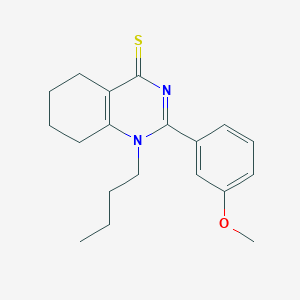 1-Butyl-2-(3-methoxyphenyl)-5,6,7,8-tetrahydroquinazoline-4-thione