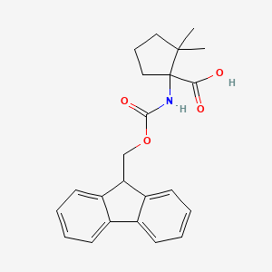 1-({[(9H-fluoren-9-yl)methoxy]carbonyl}amino)-2,2-dimethylcyclopentane-1-carboxylic acid