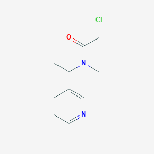 2-Chloro-N-methyl-N-(1-pyridin-3-ylethyl)acetamide