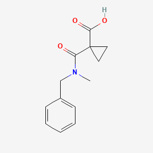 1-[Benzyl(methyl)carbamoyl]cyclopropane-1-carboxylic acid