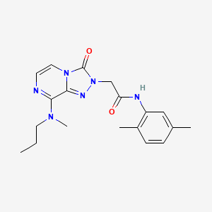 N-(2,5-dimethylphenyl)-2-[8-[methyl(propyl)amino]-3-oxo[1,2,4]triazolo[4,3-a]pyrazin-2(3H)-yl]acetamide