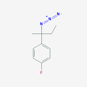 molecular formula C10H12FN3 B2622291 1-(2-Azidobutan-2-yl)-4-fluorobenzene CAS No. 2060039-93-0