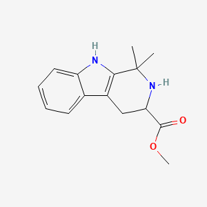 methyl 1,1-dimethyl-2,3,4,9-tetrahydro-1H-beta-carboline-3-carboxylate