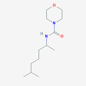 molecular formula C13H26N2O2 B262239 N-(1,5-dimethylhexyl)-4-morpholinecarboxamide 