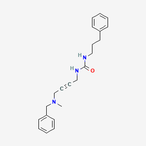 1-(4-(Benzyl(methyl)amino)but-2-yn-1-yl)-3-(3-phenylpropyl)urea