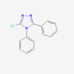 molecular formula C14H10ClN3 B2622433 3-氯-4,5-二苯基-4H-1,2,4-三唑 CAS No. 57022-97-6
