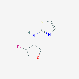 molecular formula C7H9FN2OS B2622444 N-(4-fluorooxolan-3-yl)-1,3-thiazol-2-amine CAS No. 2199302-42-4