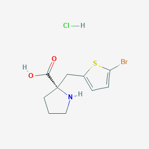 (S)-alpha-(5-bromo-2-thiophenylmethyl)-proline-HCl