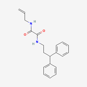 molecular formula C20H22N2O2 B2622504 N1-allyl-N2-(3,3-diphenylpropyl)oxalamide CAS No. 941980-27-4