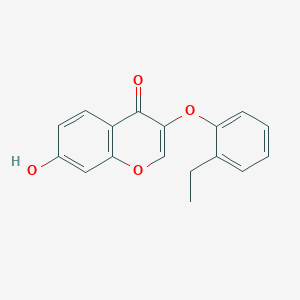molecular formula C17H14O4 B2622506 3-(2-ethylphenoxy)-7-hydroxy-4H-chromen-4-one CAS No. 685556-08-5