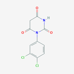 molecular formula C10H6Cl2N2O3 B2622526 1-(3,4-Dichlorophenyl)-1,3-diazinane-2,4,6-trione CAS No. 340300-14-3