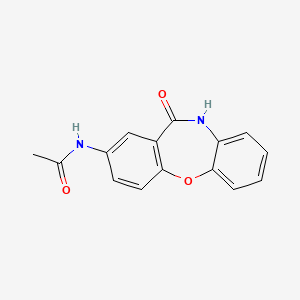 molecular formula C15H12N2O3 B2622533 N-(6-oxo-5H-benzo[b][1,4]benzoxazepin-8-yl)acetamide CAS No. 223261-48-1