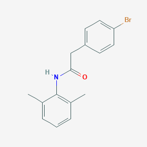 molecular formula C16H16BrNO B262257 2-(4-bromophenyl)-N-(2,6-dimethylphenyl)acetamide 