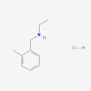 molecular formula C10H16ClN B2622599 N-(2-Methylbenzyl)ethanamine hydrochloride CAS No. 1158584-71-4