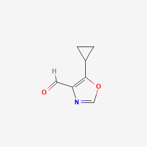5-Cyclopropyl-1,3-oxazole-4-carbaldehyde