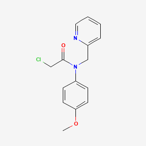 2-Chloro-N-(4-methoxyphenyl)-N-(pyridin-2-ylmethyl)acetamide