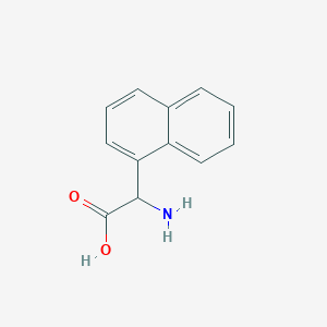molecular formula C12H11NO2 B2622621 2-Amino-2-(naphthalen-1-yl)acetic acid CAS No. 97611-60-4
