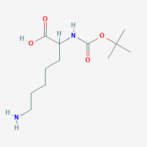 7-Amino-2-{[(tert-butoxy)carbonyl]amino}heptanoic acid