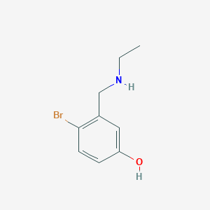 4-Bromo-3-[(ethylamino)methyl]phenol