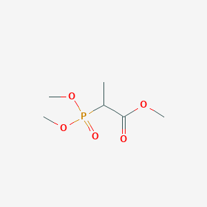 molecular formula C6H13O5P B2622689 2-(二甲氧基膦酰基)丙酸甲酯 CAS No. 26530-60-9