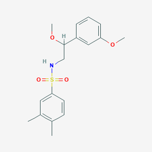 N-(2-methoxy-2-(3-methoxyphenyl)ethyl)-3,4-dimethylbenzenesulfonamide