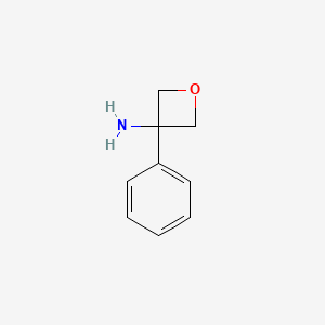 molecular formula C9H11NO B2622759 3-Phenyloxetan-3-amine CAS No. 1211284-11-5; 1211567-54-2