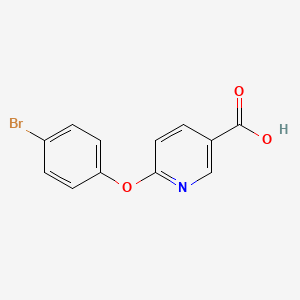 molecular formula C12H8BrNO3 B2622788 6-(4-Bromophenoxy)pyridine-3-carboxylic acid CAS No. 954267-63-1