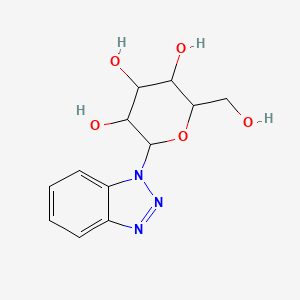 2-Benzotriazol-1-yl-6-hydroxymethyl-tetrahydro-pyran-3,4,5-triol