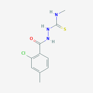 2-(2-chloro-4-methylbenzoyl)-N-methylhydrazinecarbothioamide