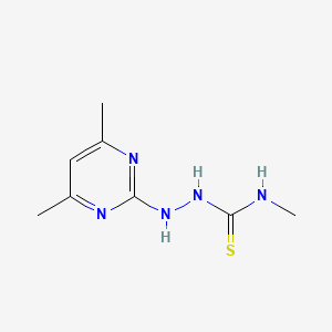 2-(4,6-dimethylpyrimidin-2-yl)-N-methylhydrazinecarbothioamide